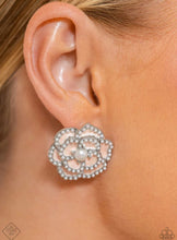 Load image into Gallery viewer, Suave Sensation- White- Paparazzi earrings