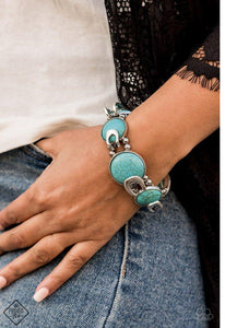 Eco Excellence- Blue Bracelet- Paparazzi Accessories