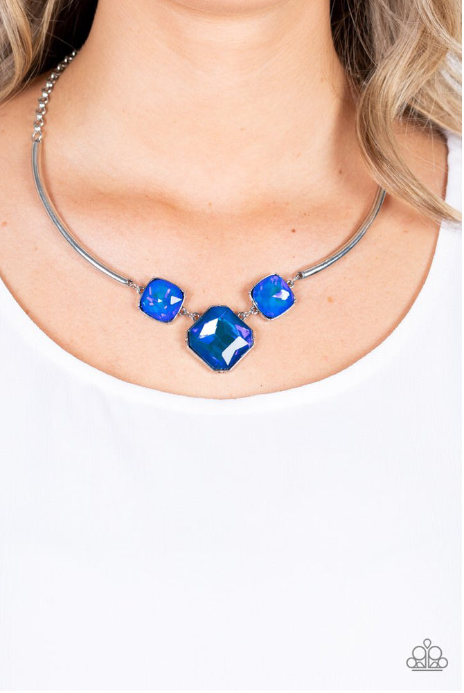 Divine IRIDESCENCE Blue Necklace