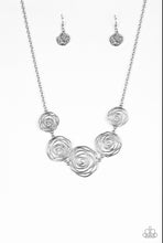 Load image into Gallery viewer, Rosy Rosette - Silver
