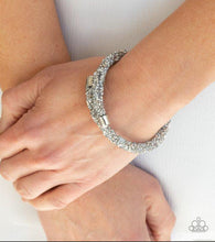 Load image into Gallery viewer, Roll Out The Glitz-Silver Bracelet

