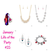 Load image into Gallery viewer, Paparazzi Accessories: January 2023 Life of The Party - 5 Piece Set
